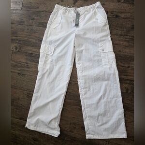 * Trac Pants Cargo- Size 16 Girl,‎ White, Drawstring